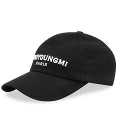 Бейсболка Wooyoungmi Large Logo, черный