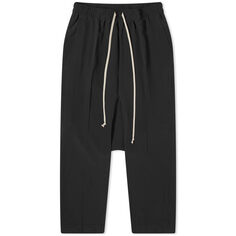 Спортивные брюки Rick Owens Drawstring Cropped, черный