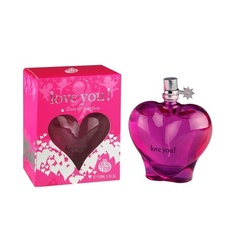Розовая парфюмированная вода Real Time Love You, 100 мл - цветочный