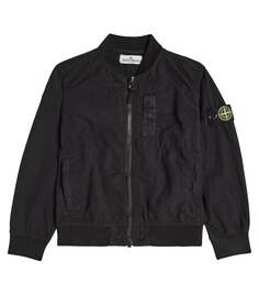 Куртка-бомбер compass Stone Island Junior, черный