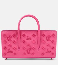 Кожаная сумка через плечо paloma Christian Louboutin, розовый