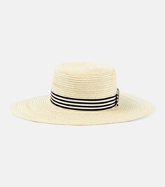 Соломенная шляпа Nina Ricci, белый