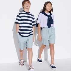 Шорты UNIQLO Geared, синий