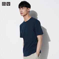 Футболка Uniqlo с коротким рукавом, синий