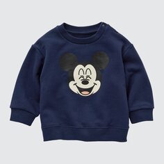 Свитшот UNIQLO Disney Ut для малышей, темно-синий