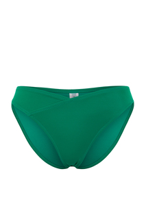 Зеленые плавки бикини с V-образным вырезом Trendyol, зеленый