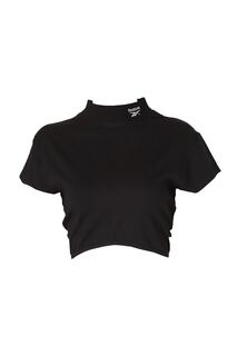Спортивная футболка – черная – стандартного кроя Reebok, черный