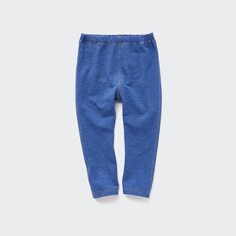 Леггинсы UNIQLO Denim Like, синий