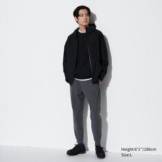 Ультраэластичные спортивные брюки DRY-EX UNIQLO, темно-серый