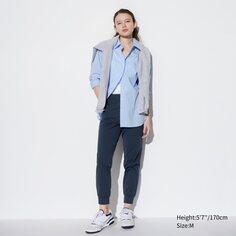 Брюки-джоггеры UNIQLO AIRism ультра-эластичные, темно-синий