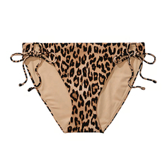 Плавки бикини Victoria&apos;s Secret Swim Mix &amp; Match Side-Tie Smooth, леопардовый