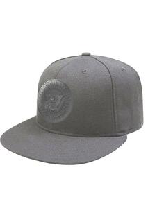 Кепка Snapback с президентской печатью Ramones, серый