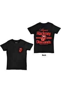 Футболка Hackney Diamonds Лондон The Rolling Stones, черный