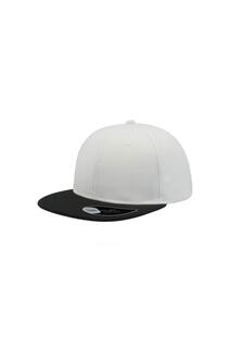 Кепка с плоским козырьком Snap Back, 6 панелей Atlantis, белый