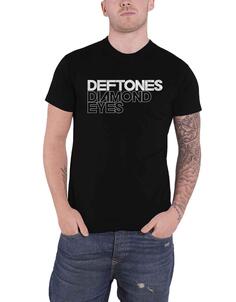 Футболка с бриллиантовыми глазами Deftones, черный