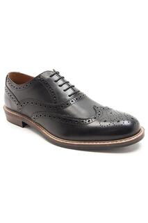 Деловые классические кожаные туфли-броги &apos;Cardew&apos; Thomas Crick, черный