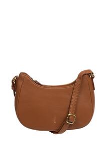 Кожаная сумка через плечо &apos;Emelia&apos; Cultured London, коричневый