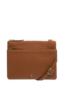 Кожаная сумка через плечо &apos;Demi&apos; Cultured London, коричневый
