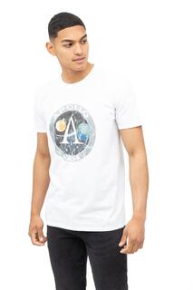 Хлопковая футболка Apollo NASA, белый