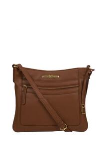Кожаная сумка через плечо &apos;Lewes&apos; Pure Luxuries London, коричневый