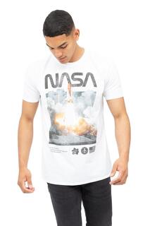 Хлопковая футболка Lift Off NASA, белый