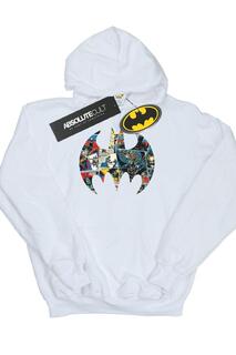 Толстовка с логотипом комиксов «Бэтмен» DC Comics, белый