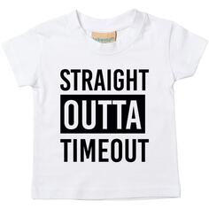 Футболка Straight Outta Timeout 60 SECOND MAKEOVER, белый