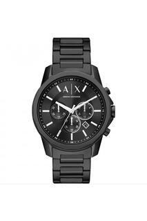 Модные аналоговые кварцевые часы из нержавеющей стали - Ax1722 Armani Exchange, черный