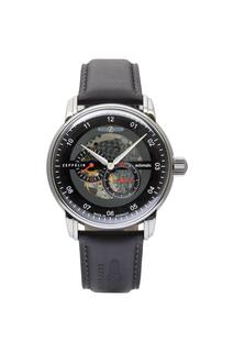 Новые классические аналоговые часы Captain&apos;s Line из нержавеющей стали - 8664-2 Zeppelin, черный