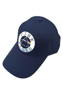 Бейсболка с круглым логотипом Pink Floyd, темно-синий