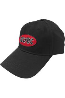 Бейсболка с овальным логотипом AC/DC, черный