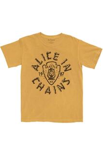 Футболка с фонарем Alice In Chains, желтый