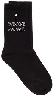 Черные носки Awesome Manager 60 SECOND MAKEOVER, черный
