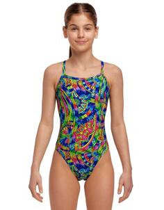 Одинарный купальник Spin The Bottle Funkita, мультиколор