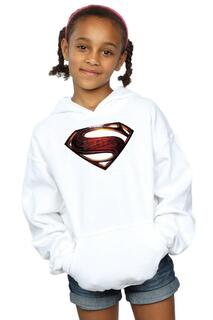 Толстовка с эмблемой Супермена из фильма «Лига справедливости» DC Comics, белый