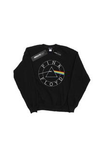 Толстовка с логотипом Prism Circle Pink Floyd, черный