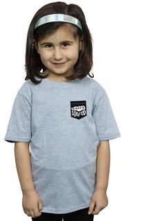 Хлопковая футболка с искусственным карманом Scooby Doo, серый