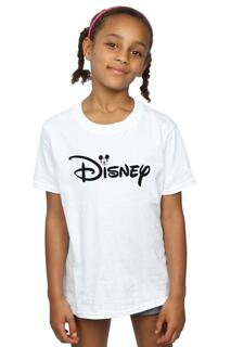 Хлопковая футболка с логотипом «Голова Микки Мауса» Disney, белый