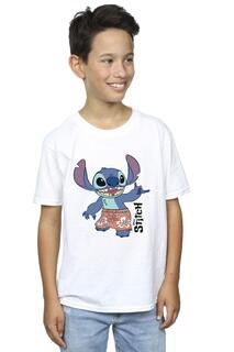 Футболка-шорты-бермуды Lilo &amp; Stitch Disney, белый
