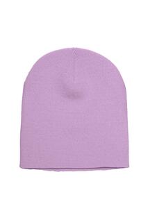 Flexfit Тяжелая стандартная зимняя шапка-бини Yupoong, розовый