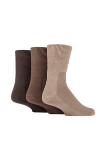 Footnurse Бамбуковые мягкие носки для диабетиков SOCKSHOP Iomi, коричневый