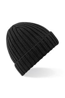 Зимняя массивная шапка-бини в рубчик Beechfield, черный Beechfield®