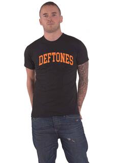 Футболка с логотипом колледжа Deftones, черный