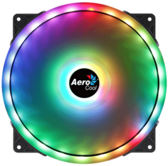 Вентилятор для корпуса AeroCool Duo 20 4710562752601 200x200x25mm, 700rpm, 62.1CFM, 18.3dBA, 6-pin