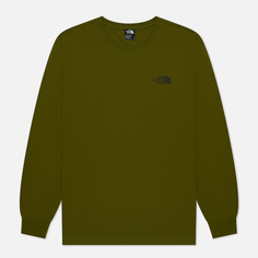 Мужской лонгслив The North Face Easy Crew Neck, цвет оливковый, размер S