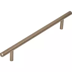 Ручка-рейлинг мебельная Бира 160 мм, цвет матовый никель Без бренда