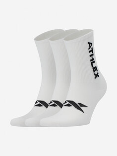 Носки Athlex, 3 пары, Белый