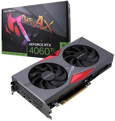 Видеокарта PCI-E Colorful GeForce RTX 4060 Ti (RTX 4060 Ti NB DUO 8GB-V) 8GB GDDR6 128bit 5nm 2310/18000MHz HDMI/3*DP RTL