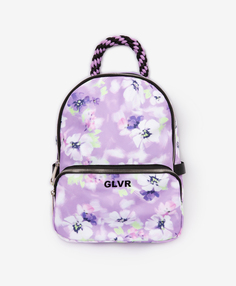 Рюкзак плащевой мягкий с цветочным рисунком мультицвет для девочки Gulliver