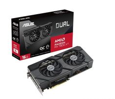 Видеокарта PCI-E ASUS Radeon RX 7800 XT (DUAL-RX7800XT-O16G) 90YV0JJ1-M0NA00 16GB GDDR6 256bit 5nm 1624/19500MHz HDMI/3*DP